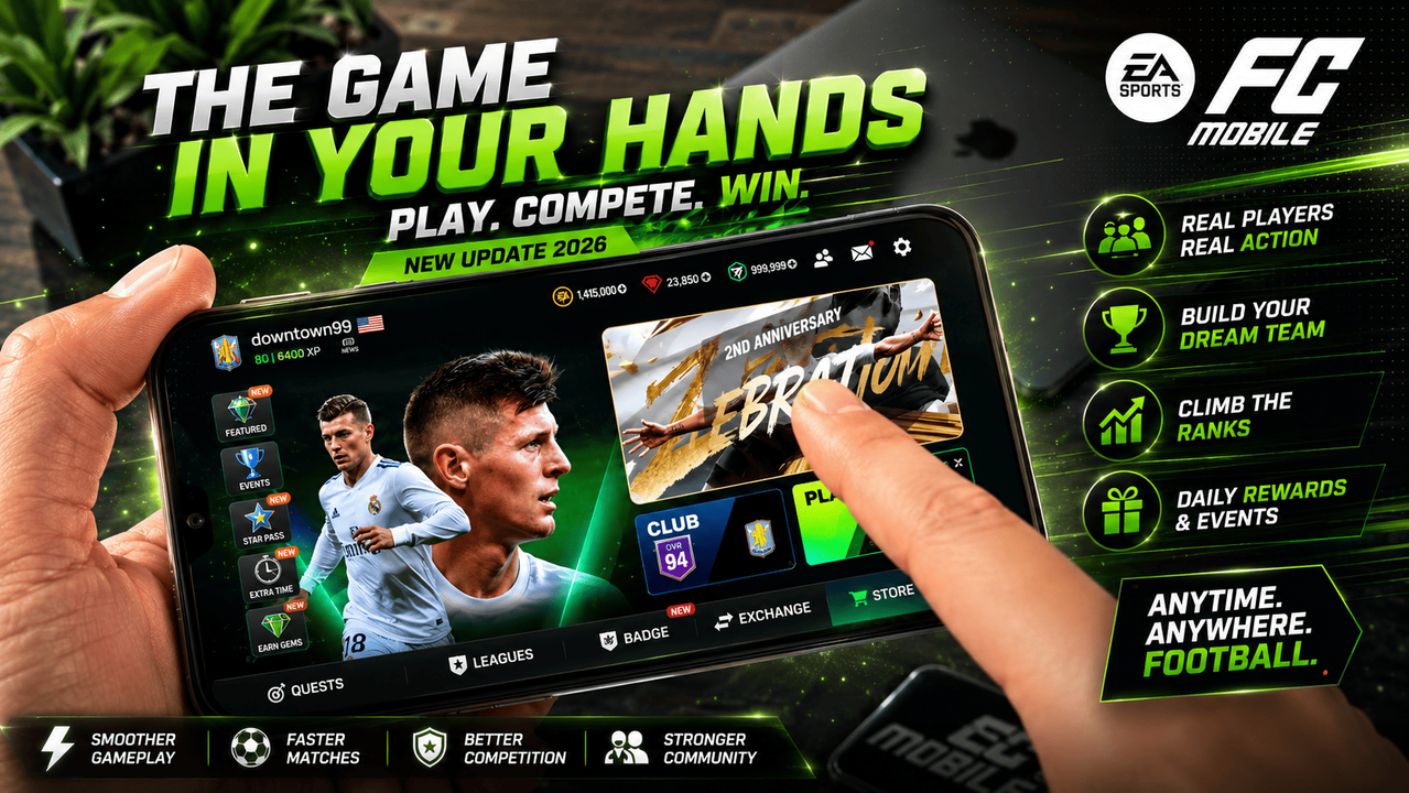 FC Mobile Mod APK mod menu unlimited money and gems screenshot