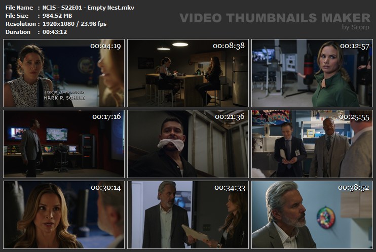 NCIS - S22E01 - Empty Nest.mkv