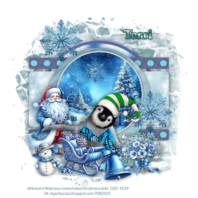 Howard Robinson Blue Christmas Diane25