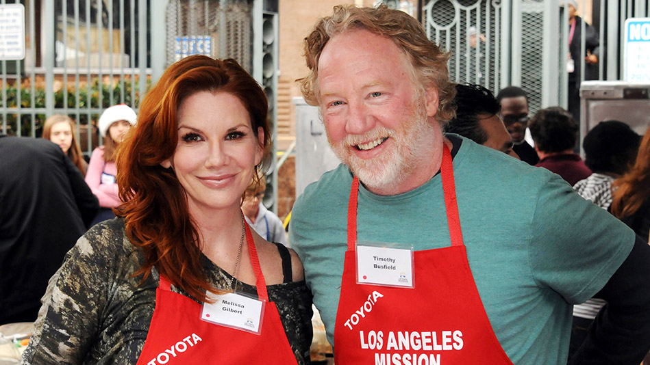    Melissa Gilbert med kul, Man Timothy Busfield  