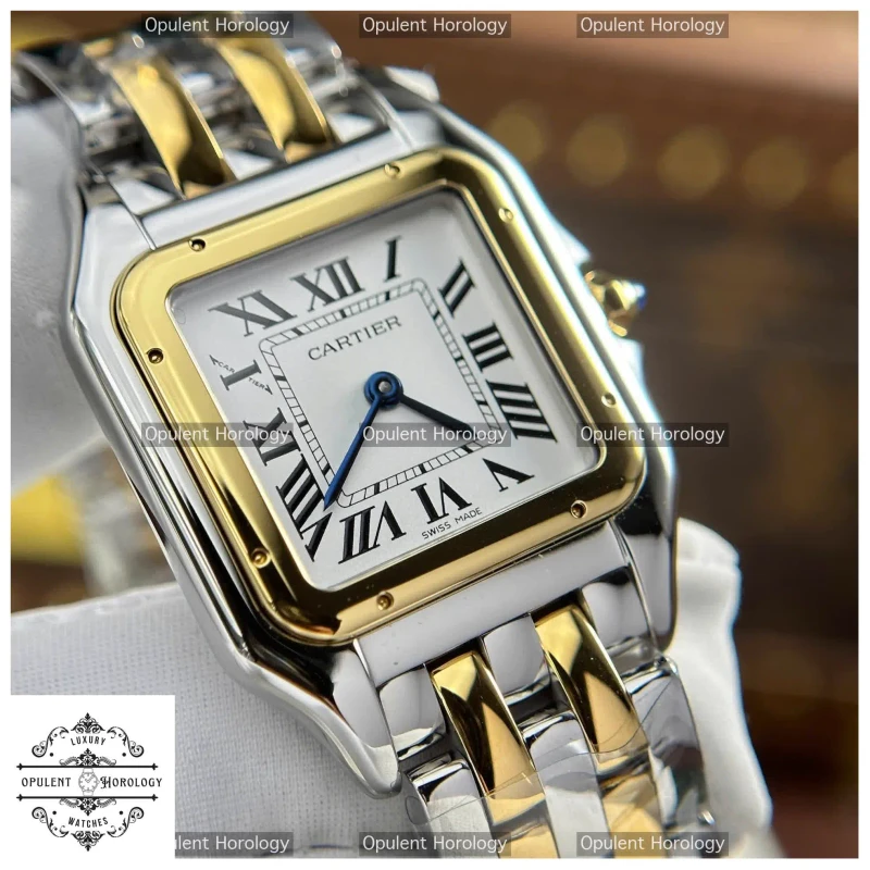 Luxury Cartier Panthere 1:1 Replica | White Dial, Metal Bracelet