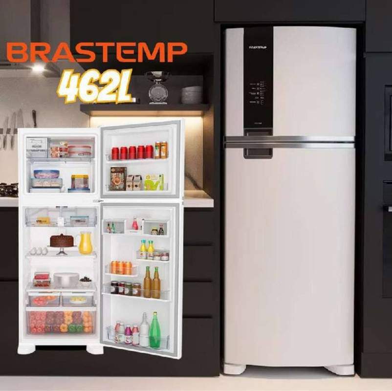 Geladeira/Refrigerador Brastemp Frost Free Duplex – Branco 462L BRM55