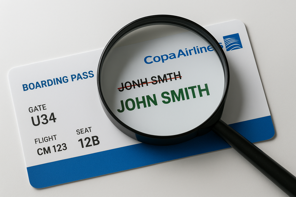 copa airlines name change policy