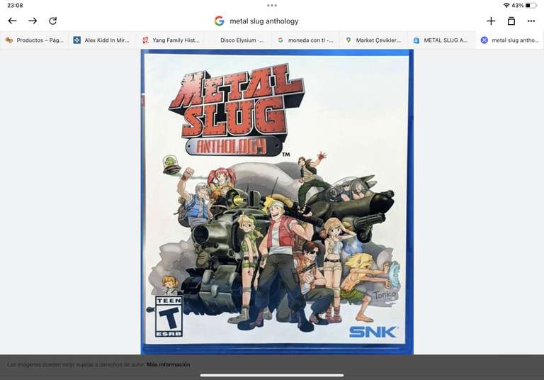 PlayStation Store: Metal slug anthology ps4 Turquía 
