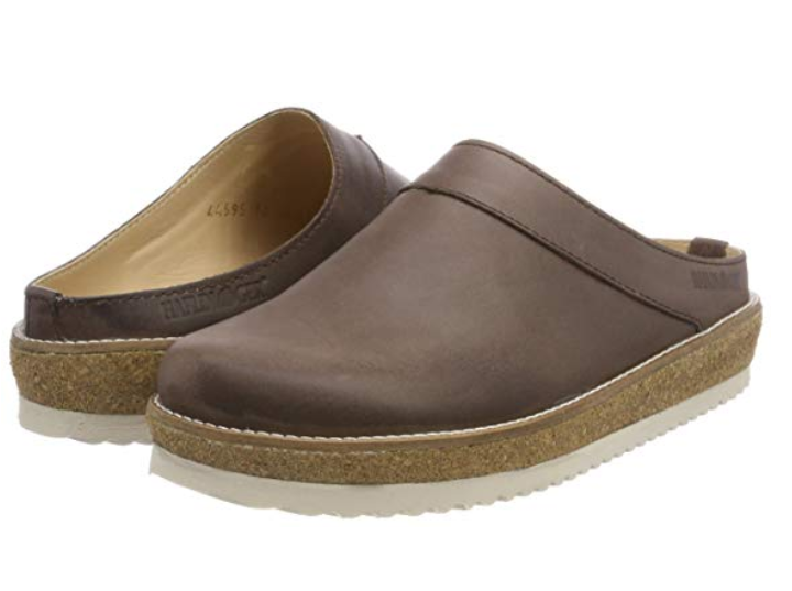 haflinger leather clogs mens