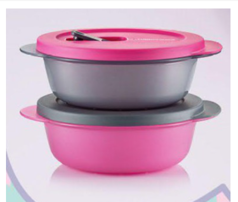 Tupperware Crystalwave Bowl 600ml (2pcs)