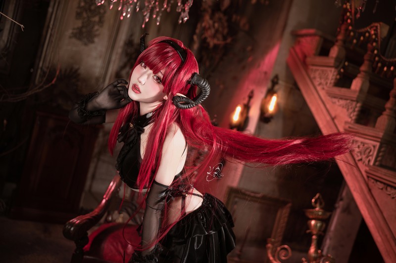 切切Celia 兴登堡 Hindenburg Cosplay Azur Lane 写真 38P插图8