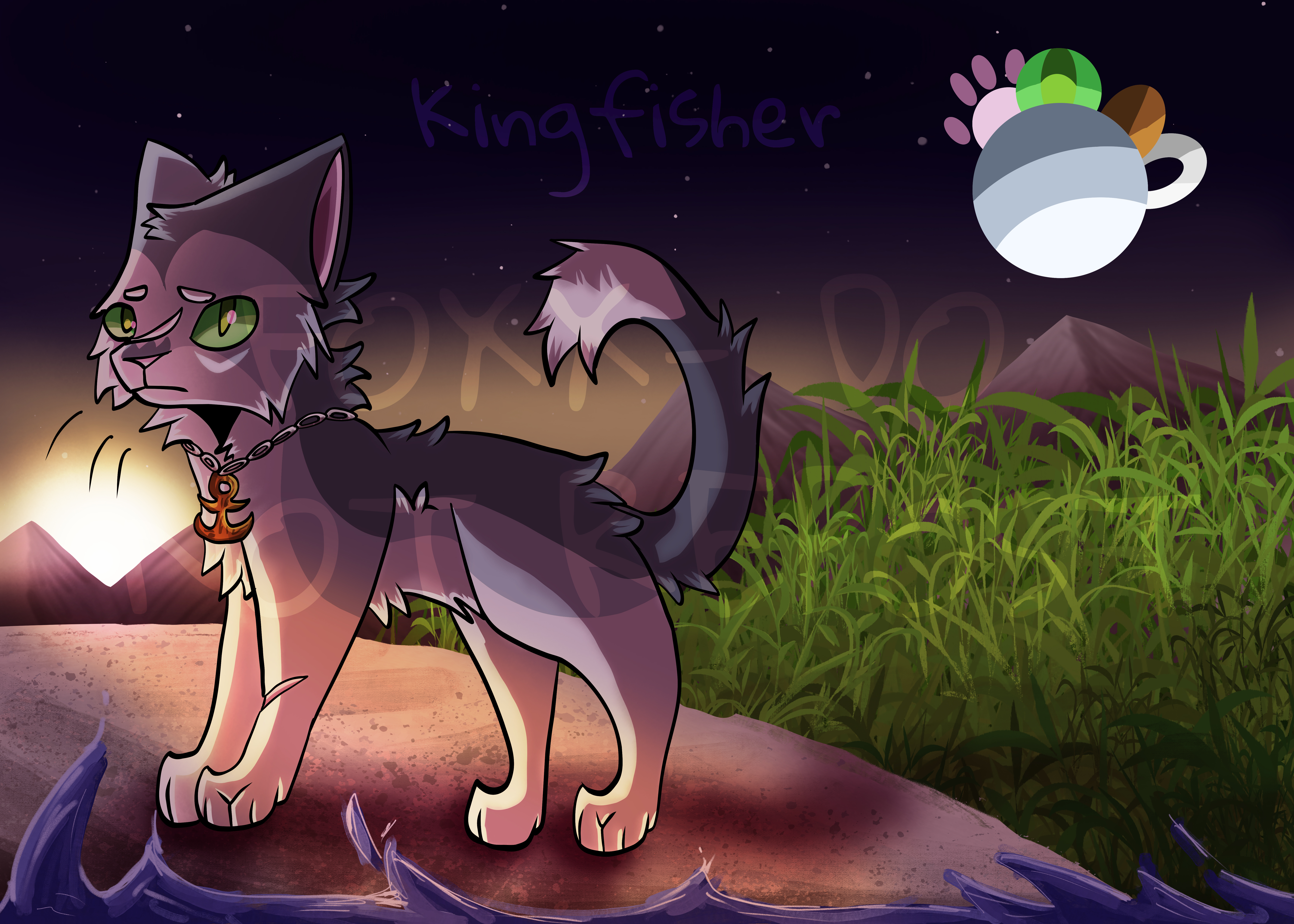Kingfisher 🐦 | Cat OC Minecraft Mob Skin