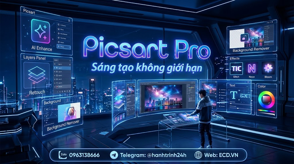 tai khoan picsart pro