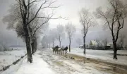 Anders-Andersen-Lundby-pictor-danez-1841-1923-Winter-Landscape-With-a-Horse-and-Cart