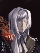 portrait of Dikke from Reverse 1999.