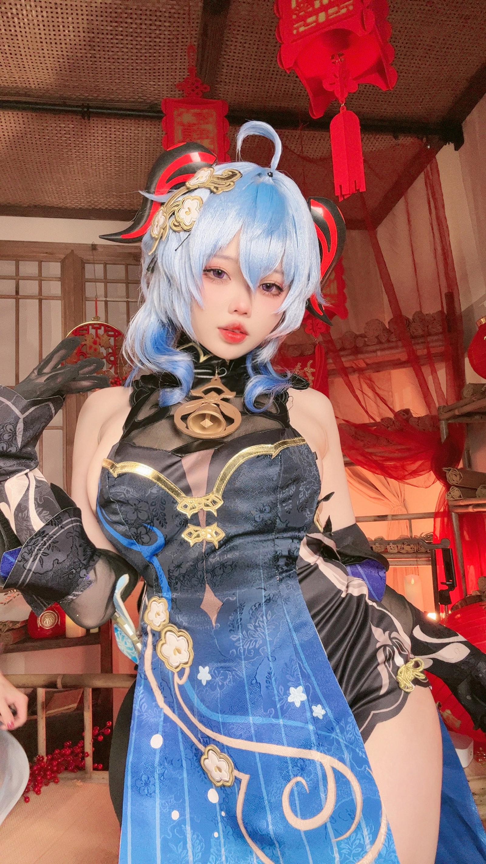 小瑶幺幺 甘雨 海灯节礼服 Cosplay 写真集【40P + 13V｜159.6MB】插图3