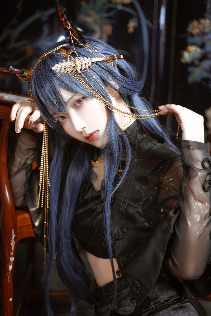 切切Celia 明日方舟 陈 音律联觉 Cosplay 写真 12P插图7