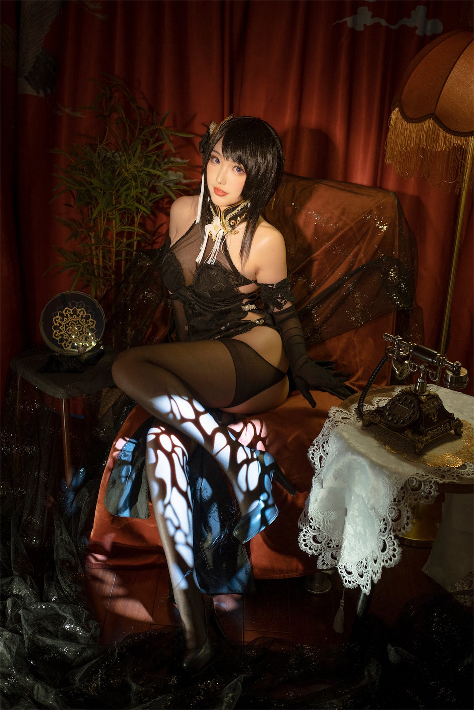 刺青Poi 镇海 Cosplay 写真｜碧蓝航线 镇海 角色图集【36P + 3V｜387MB】插图5