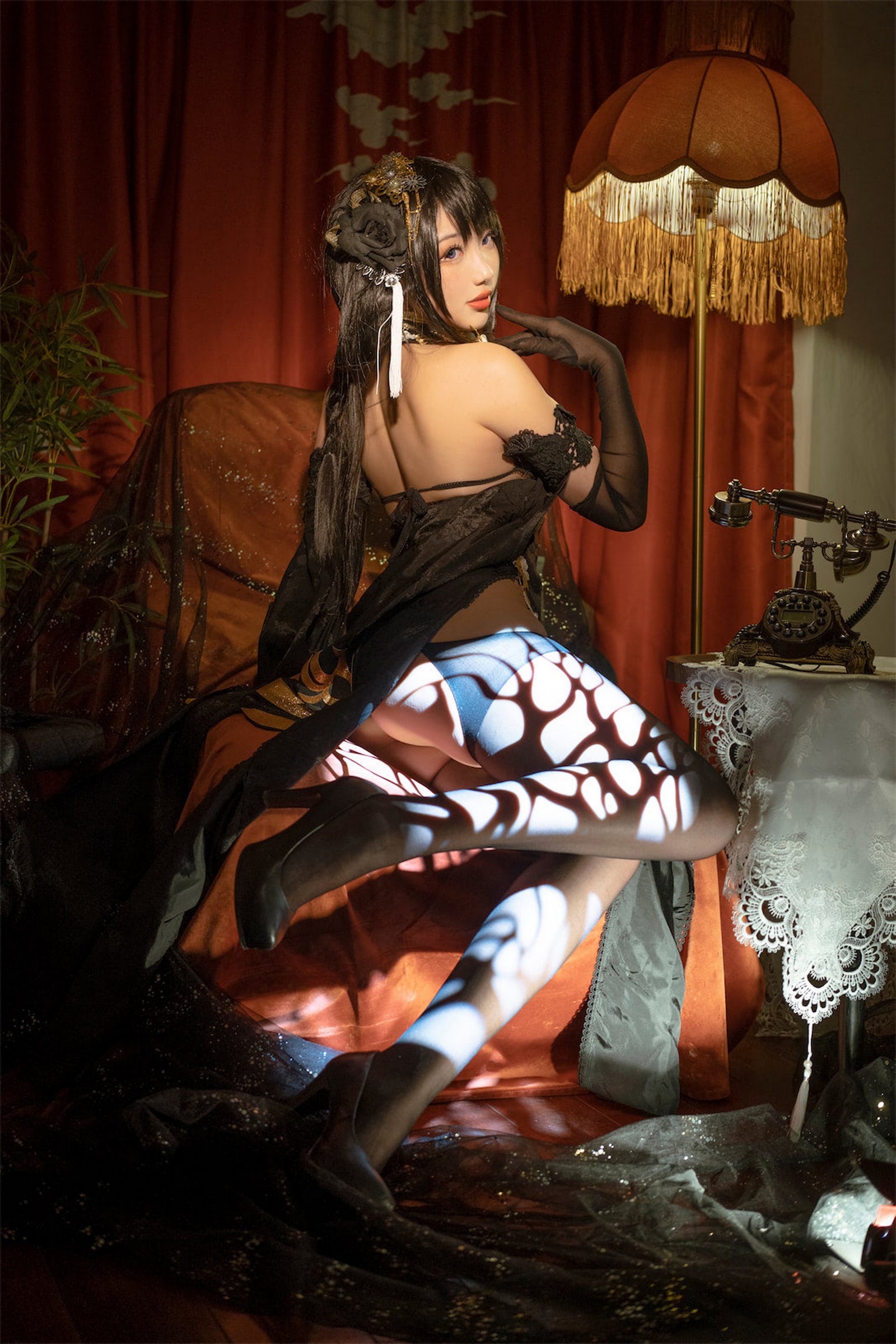 刺青Poi 镇海 Cosplay 写真｜碧蓝航线 镇海 角色图集【36P + 3V｜387MB】插图7