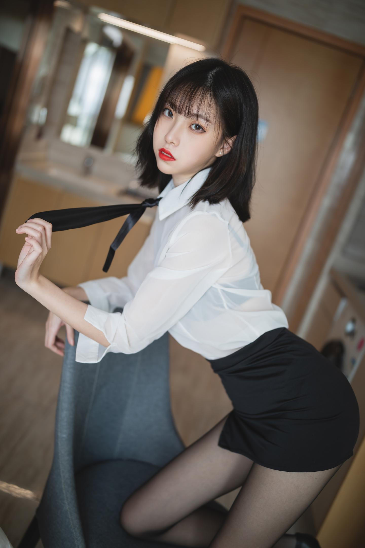 许岚LAN NO.004 OL制服 15