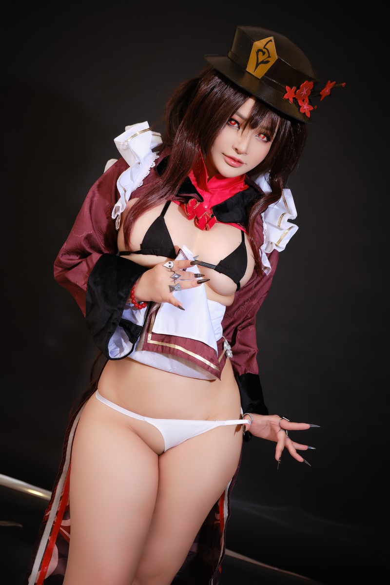 MiMi Chan 胡桃 Hu Tao Cosplay 原神高清写真【10P-91.5M】插图6