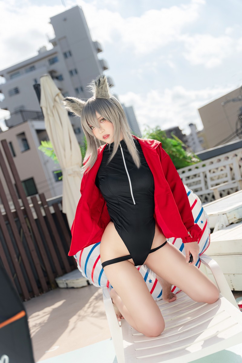 切切Celia 明日方舟 红 Cosplay 高清写真 28P+1V插图4