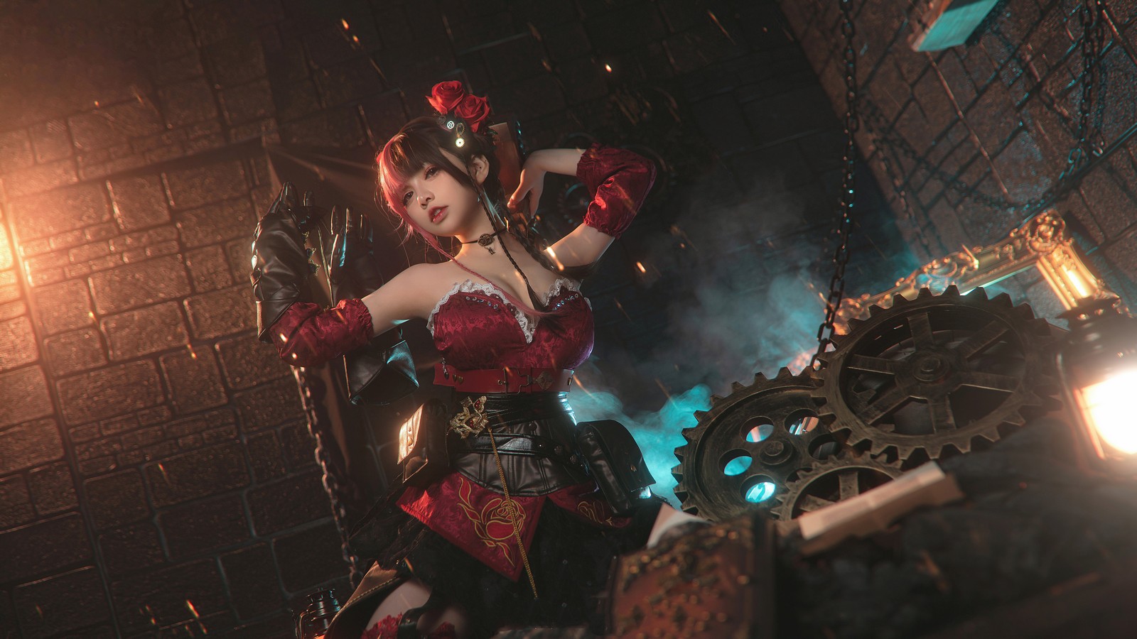 六二二同学 天谕手游 炎天 Cosplay 写真图集｜国风角色高清摄影（12P｜433MB）插图6