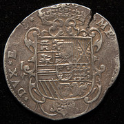 Escudo (filippo) Carlos II y Mariana de Austria. Ducado de Milán 1666. PAS7103