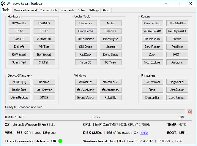 Windows Repair Toolbox 3.0.1.7 Windows Repair Toolbox 3.0.1.7