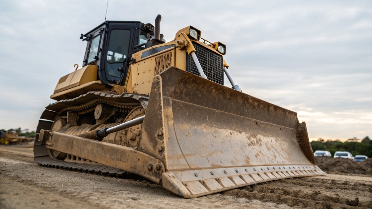 подготовка бульдозера к обслуживанию