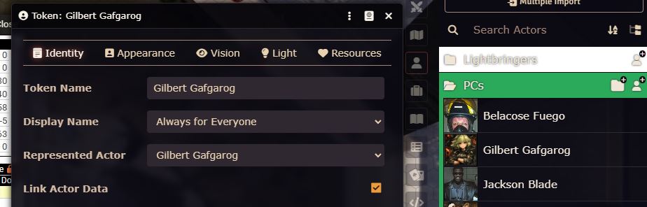 Represented Actor Capture