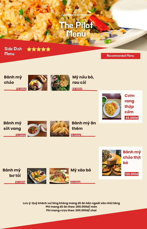 Menu trang 3