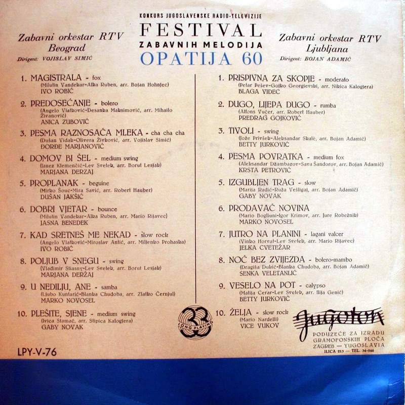 Opatija 60 - 1960 - zadnja