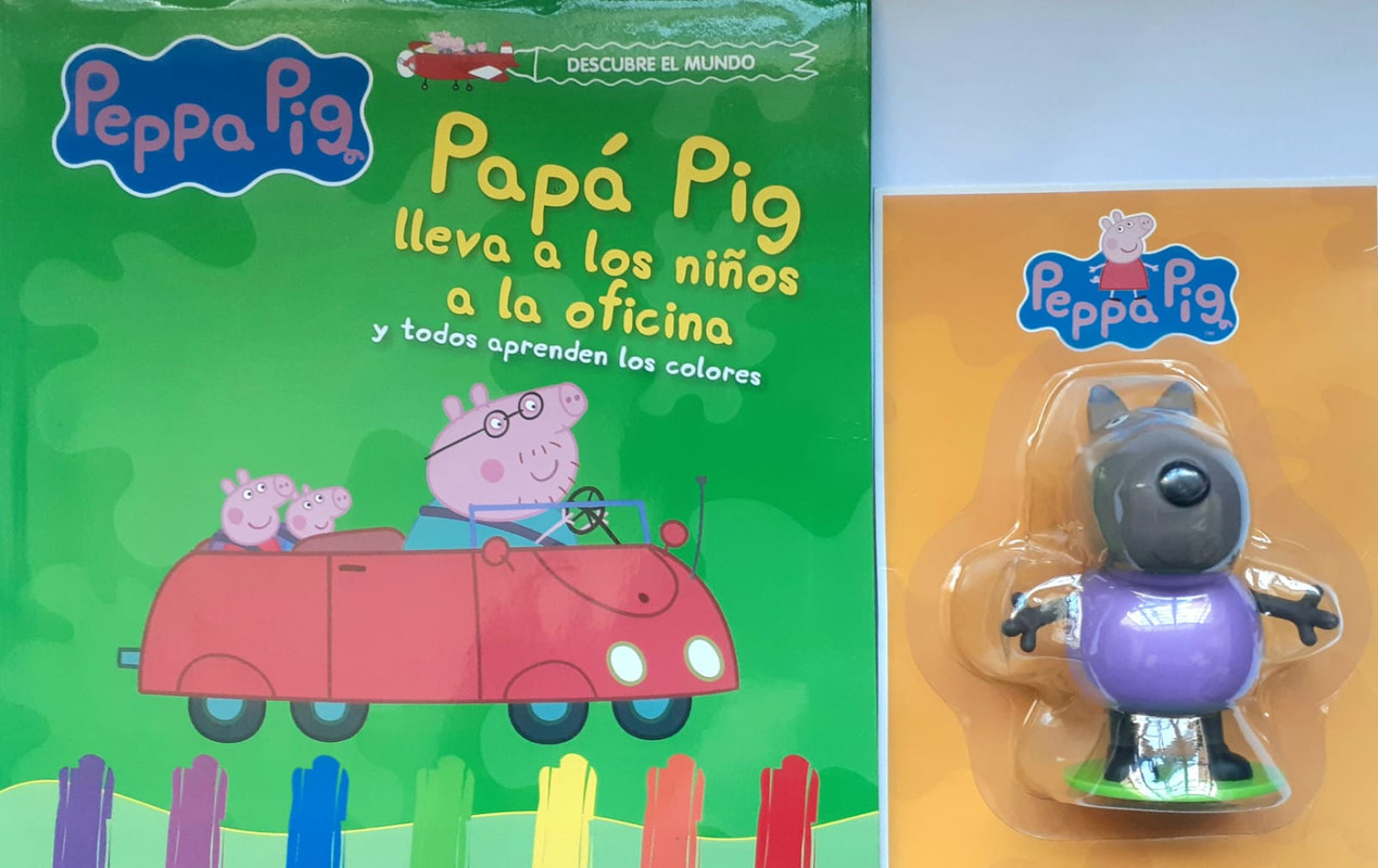 PEPPA PIG LLEVA A LOS NIÑOS A LA OFICINA+ MUÑECO