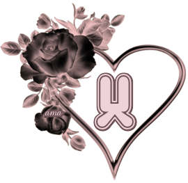 Corazón con Flores 2 X