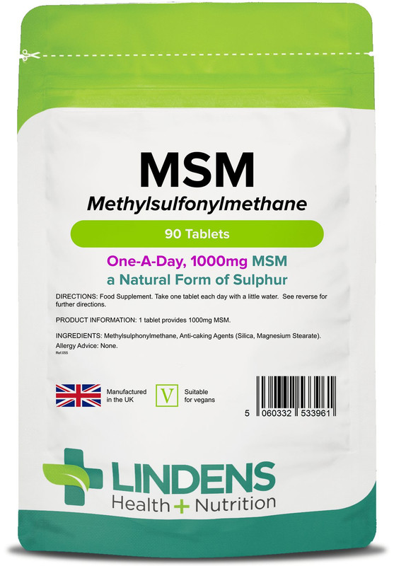 MSM 1000mg 90 Tablets