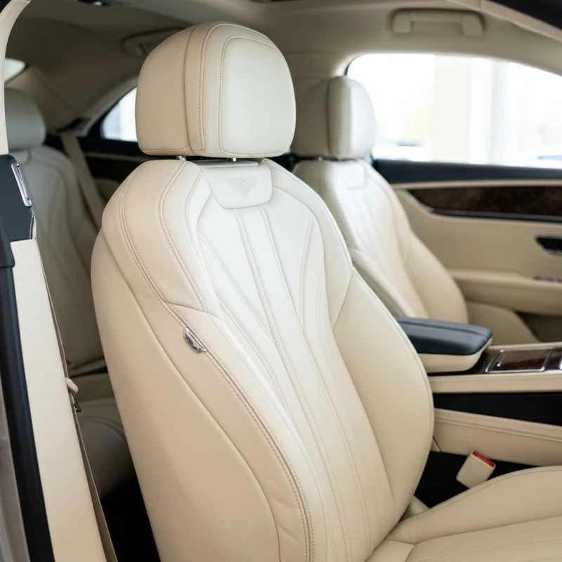Alabaster Ivory Luxury Car Seat Cover
