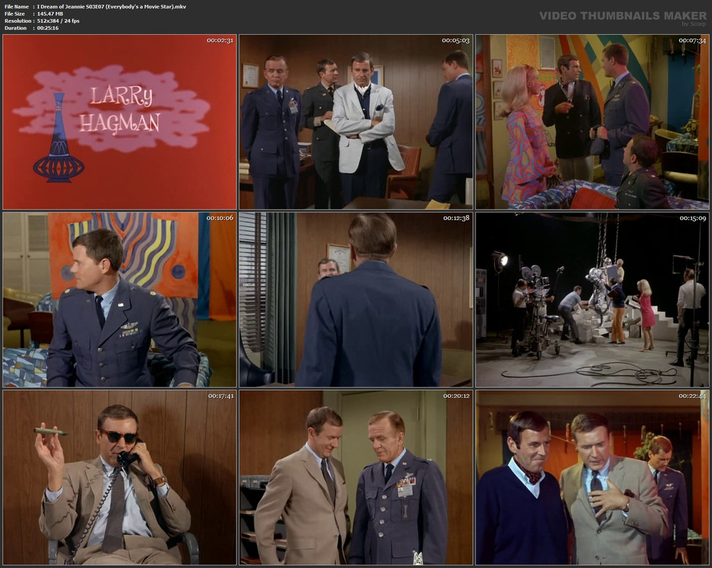 I Dream of Jeannie S03E07 (Everybody's a Movie Star).mkv