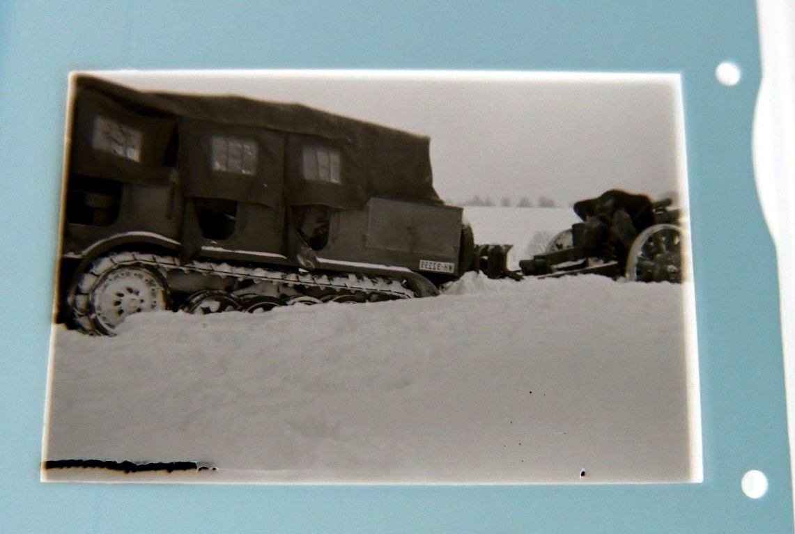 sdkfz halbketten Kfz im schlamm Geschütz Anhänger