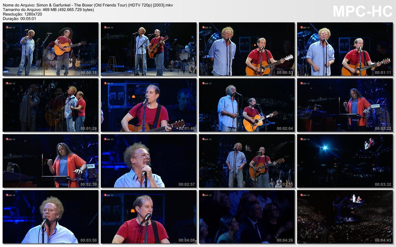 Simon & Garfunkel - The Boxer (Old Friends Tour) (HDTV 720p) [2003]