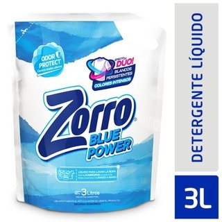 3875 | Jabon Liquido Dp X 3 Lts - Zorro Blue Plus