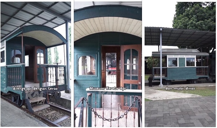 Kereta Inspeksi Sultan Madura yang kini berada di Museum Kereta Api Ambarawa.