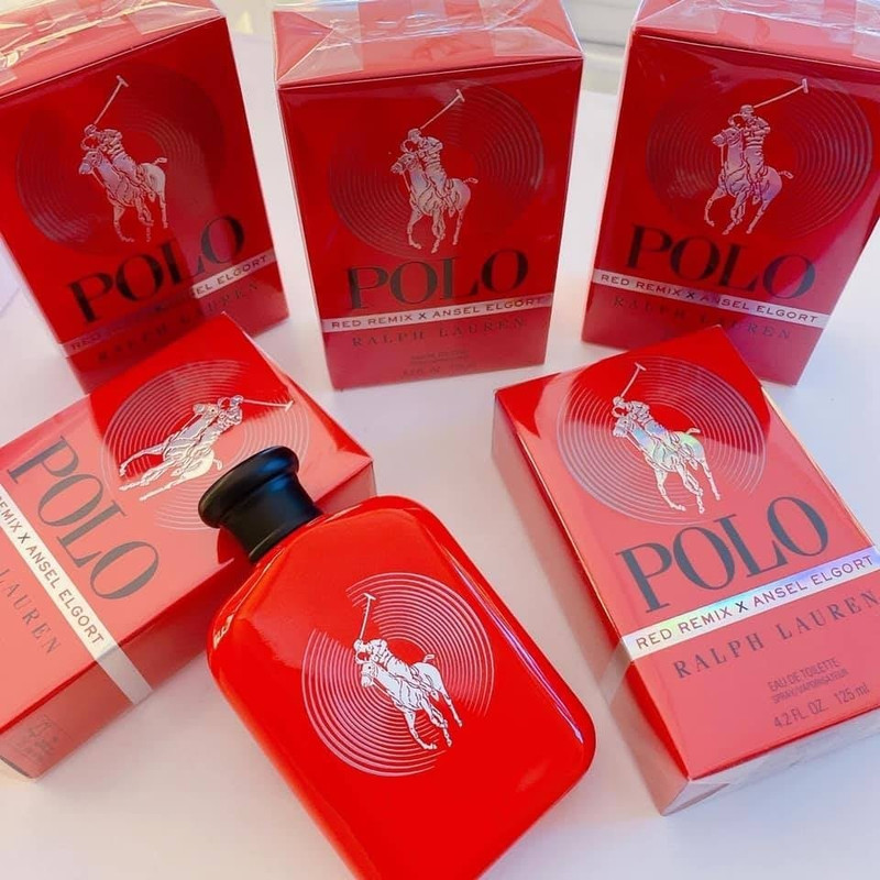 Polo Red Remix X Ansel Elgort Ralph Lauren Eau de Toilette – Perfume Masculino 125ml