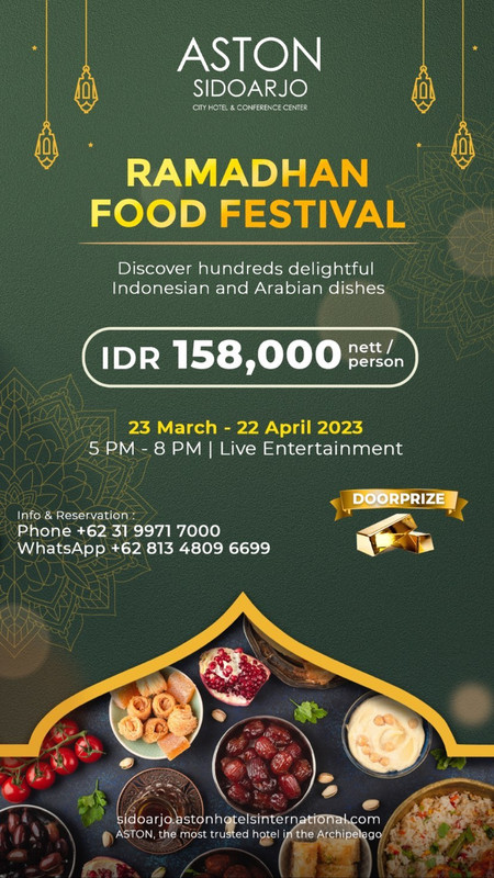 ASTON Sidoarjo City Hotel, hotel di Sidoarjo yang punya paket bukber all you can eat murah meriah.