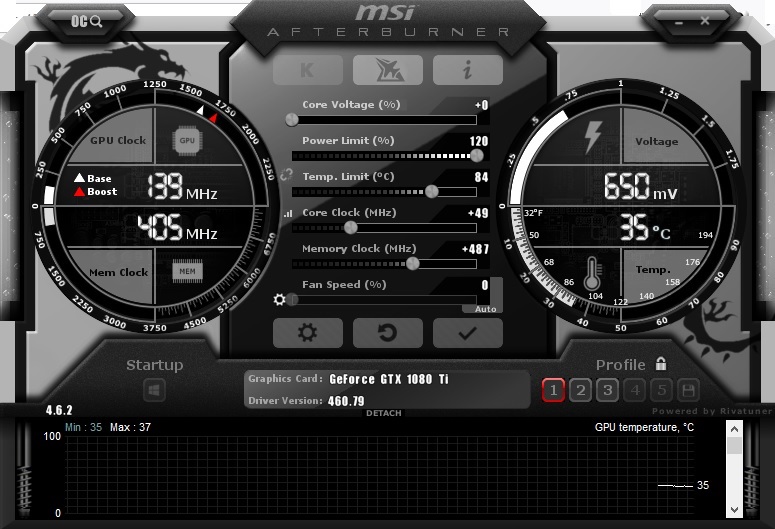 EVGA GEFORCE GTX 1080Ti 11GB
