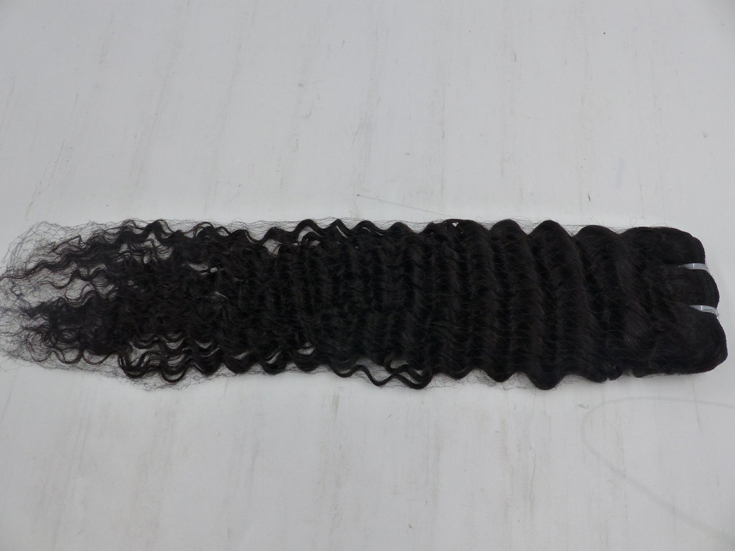 WOMENS 22"BLACK SUPER CURLY SEW IN HAIR EXTENSION WEFT