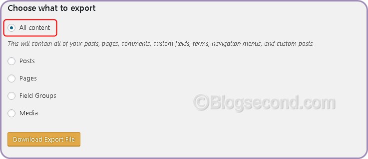 Mencadangkan Konten di WordPress
