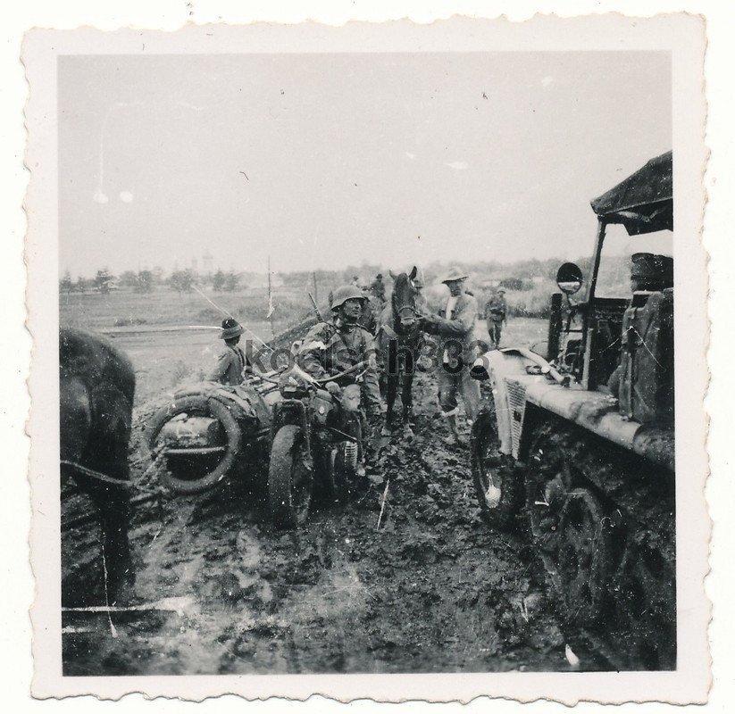 oto 22. Infanterie Div. Rumänien Kradschütze BMW