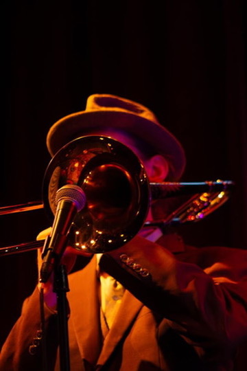 James Zeller on trombone