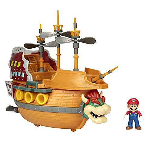 Amazon: Nintendo Barco Super Mario DLX Bowser's Airship Playset 
