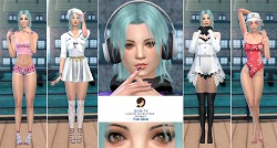 Yuki Behr realm of oblivion - townies custom character Sims 4 CAS outfit preview - thumbnail