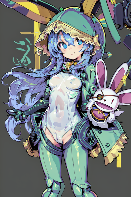 18654-2358995168-yoshino, 1girl, (loli), (small breast), blue eyes, long hair, blue hair, one hand p