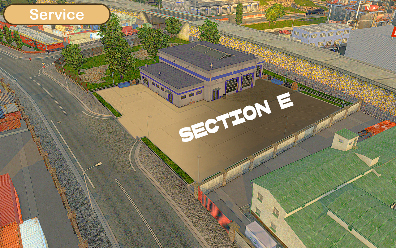 Section E (Service Station)
