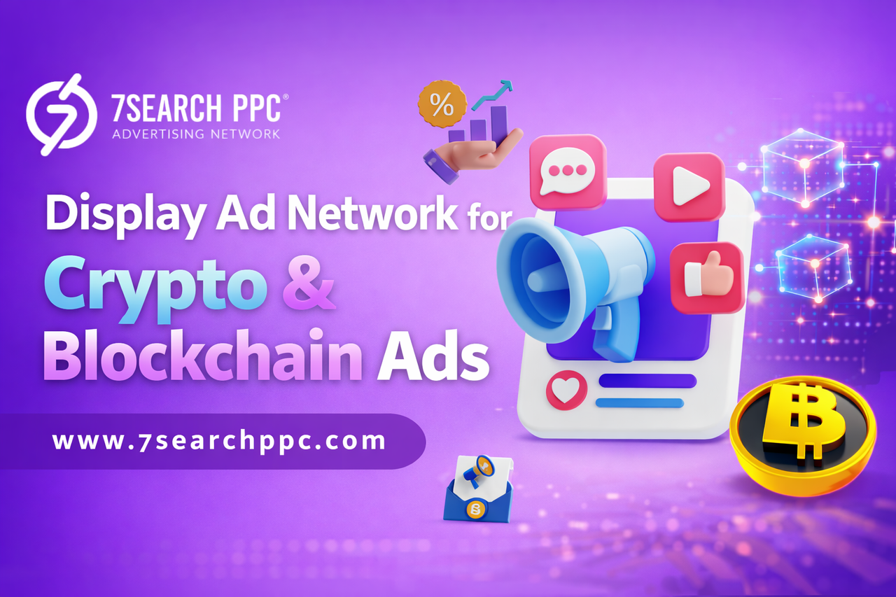 Display Ad Network for Crypto & blockchain ads